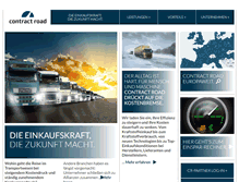 Tablet Screenshot of contract-road.de